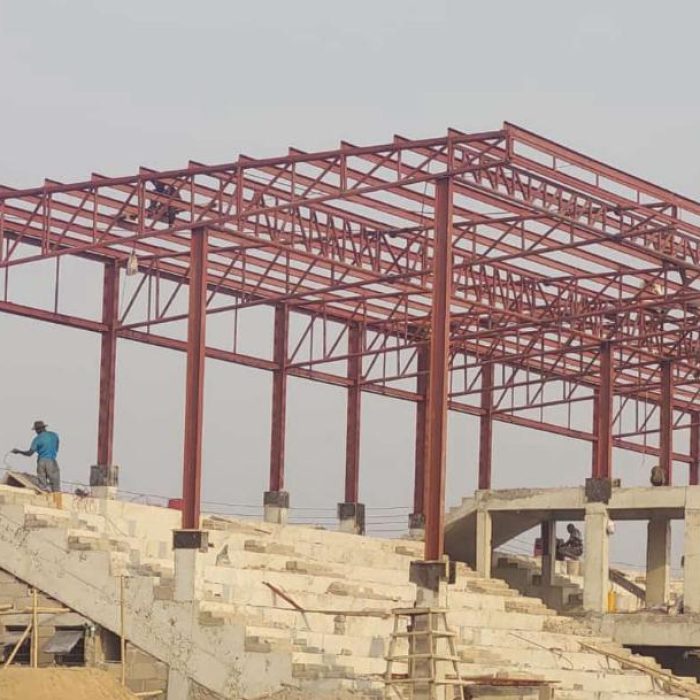 Aluminium construction building work